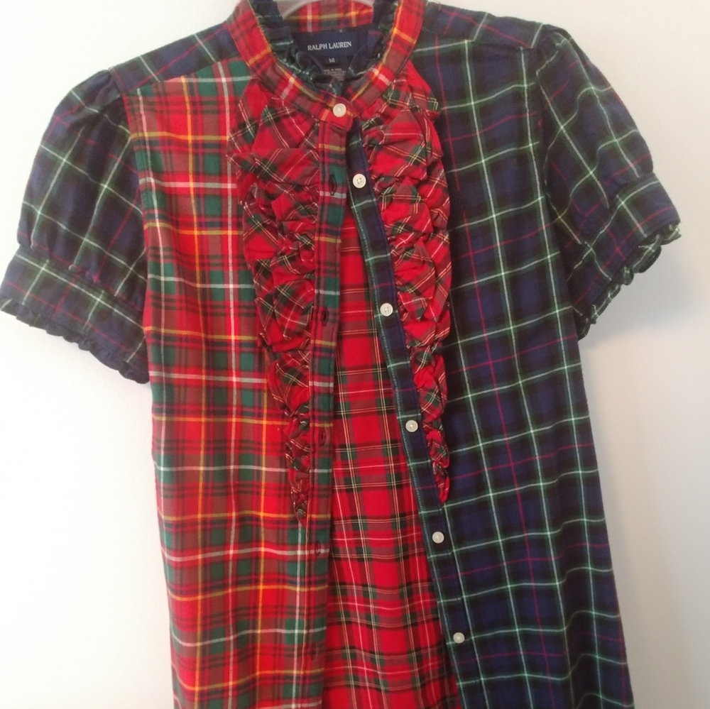 RALPH LAUREN | Multicoloured plaid dress